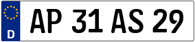 Truck License Plate